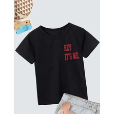 Baskılı T-Shirt - Siyah
