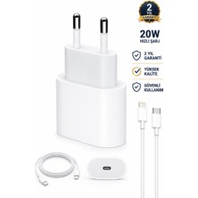MR.BEAR 20W Iphone Tüm Serilerle Uyumlu Şarj Aleti Hızlı Şarj Adaptörü + Lightning Kablo Seti Plus 6 7 8 x 11 12 13 14 Pro Max