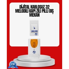 Kolay Kullanımlı Kablosuz Kapı Zili Şık ve Sade Tasarım