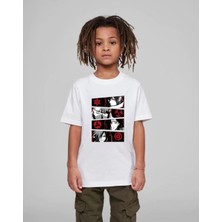 Çocuk   Baskılı T-Shirt - Beyaz