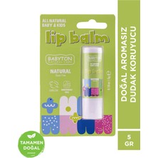Babyton Doğal Dudak Koruyucu Aromasız 5 gr