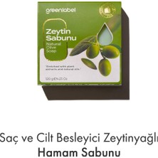 greenlabel Zeytinyağı Sabunu Natural Saç Ve Cilt Besleyici 120gr