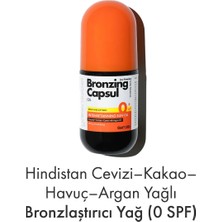 greenlabel Bronzlaştırıcı Havuç, Kakao ve Hindistan Cevizi Yağı İçeren Bronzing Capsul Oil 100 ml