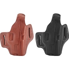 Asyaink Savage Kelebek Belt Tabanca Kılıfı - Deri - Sarsılmaz Hs9 - Siyah