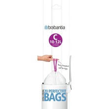 PremiumPort 12 Litre Çöp Poşeti 20'li Paket, Dayanıklı ve Pratik Kullanım