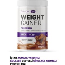 Collagen Life Kolajen & Çikolatalı Kilo Alımını Desteklemeye Yardımcı Protein Tozu