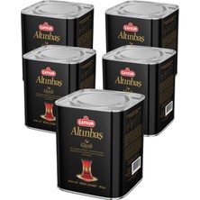 Çaykur Altınbaş Çayı Teneke Kutu (Sade) 100 Gr. Beşli Paket