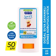 Babyton Suya Dayanıklı Doğal Güneş Stick 50 SPF 20 gr