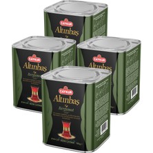 Çaykur Altınbaş Çayı Teneke Kutu (Bergamotlu) 100 Gr. Dörtlü Paket