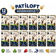 How Meow Köpek Konserve Yaş Mama 400 gr , Kuzulu , Jöleli , 12 Adet