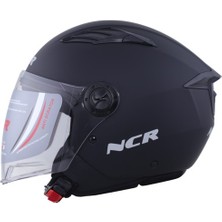 Ncr Kask Çenesiz 236E Ece Belgeli- Mat Siyah