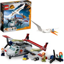 LEGO® Jurassic World Quetzalcoatlus Uçak Pususu - 7 Yaş ve Üzeri Çocuklar için Oyuncak Yapım Seti (306 Parça)
