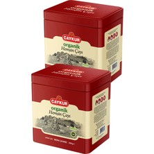 Çaykur Organik Hemşin Hediyelik (Teneke Kutu) 200 Gr. Ikili Paket