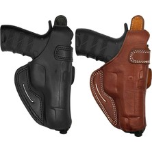 Asyaink Savage Tek Kanat Kelebek Tabanca Kılıfı F92 Beretta - Kahve