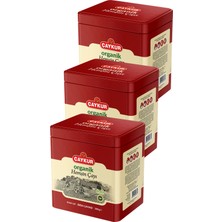 Çaykur Organik Hemşin Hediyelik (Teneke Kutu) 200 Gr. Üçlü Paket