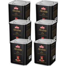 Çaykur Altınbaş Çayı Teneke Kutu (Sade) 100 Gr. Altılı Paket