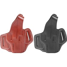 Asyaink Savage Kelebek Belt Tabanca Kılıfı - Deri - Sarsılmaz Mc9 - Kahve