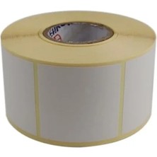 Die Grup 1000 Adet 50MM x 50MM Baskısız Vellum Etiket Rulosu