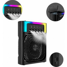 GUNKES Su Buharlı Mini Klima Fan Rgb Işıklı Taşınabilir Serinletici