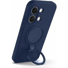 Nezih Case Xiaomi Poco X8 Pro Max Uyumlu Içi Kadife Stand Olabilen Halka Yüzüklü Şık Kılıf