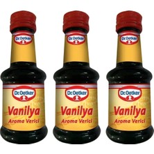 Dr. Oetker Vanilya Aroma Verici 38 ml x 3 Adet, Sıvı Vanilya Aroma Vericisi 38 ml x 3 Adet, Sıvı Vanilya Aroma