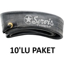 Servis 3.50X10 Iç Lastik Butyl Motosiklet Iç Lastiği (10 Adet)