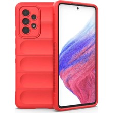 TeknoKapsül Galaxy A73 5g Kılıf Optimum Silikon - Kırmızı