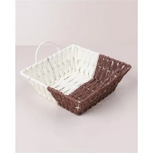 Kare Hasırlı Ekmek Sepeti ROYALEKS-8805