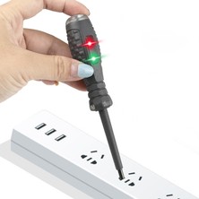 Duhaline LED Göstergeli Elektrik Test Kalemi Voltaj Kontrol Kalemi Priz ve Kablo Test Cihazı