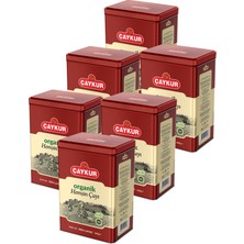 Çaykur Organik Hemşin Çayı (Teneke Kutu) 400 Gr. Altılı Paket