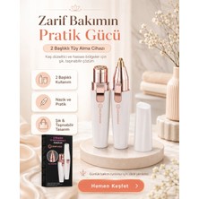 Eco Lounge Kaş Düzeltici Başlıklı Kadın Epilasyon Cihazı Yüz ve Hassas Bölge Tüy Alma Aleti