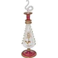 Hasyılmaz El Yapımı Üfleme Cam Parfüm Esans Şişesi MSR07 (1 Adet)