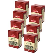 Çaykur Organik Hemşin Çayı (Teneke Kutu) 400 Gr. Sekizli Paket