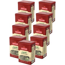 Çaykur Organik Hemşin Çayı (Teneke Kutu) 400 Gr. Dokuzlu Paket
