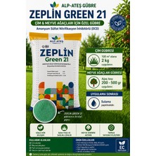 Zeplin Green 21 Çim ve Meyve Ağacı Gübresi 1-3-5-10-25 kg