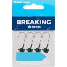 Han Fishing Hanfish Breaking Mushroom Green Jighead
