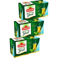 Çaykur Herdem Yeşil Çay Süzen Poşet Naneli 1,6gr 25 Adet Üçlü Paket