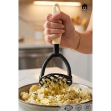 Muf Home Pratik Patates Ezici -Kolay Temizlenebilir  Bpa Içermez Yüksek Kalite Sert Plastik Püre Yapıcı Patates ve Sebze Ezici