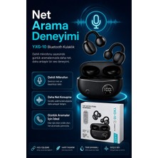 Eco Lounge Şarj Kutulu Kulak Kancalı Bluetooth Kulaklık Mikrofonlu Müzik ve Görüşme Uyumlu