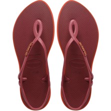 Havaianas 4149921 Luna Point Bordo Kadın Sandalet