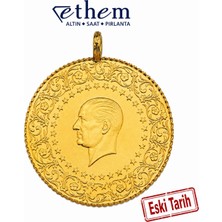 Ethem Kuyumculuk T.c Darphane Kulplu Ziynet Yarım Altın 3,50 Gram 22 Ayar Yatırımlık