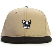 Sevimli French Bulldog Snapback Şapka