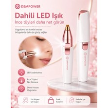 Depozee Kadınlara Özel 2 Başlıklı Kaş Düzeltici ve Hassas Bölge Tüy Alma Epilasyon Aleti