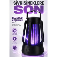 Lowell Home Mor Işıklı Taşınabilir Sineksavar Lamba Tek Tuşlu Koruyucu Gövdeli Kullanışlı Cihaz