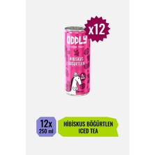 ODDLY Yenilenmiş Hibiskus & Böğürtlen Ice Tea 250 Ml 12 li