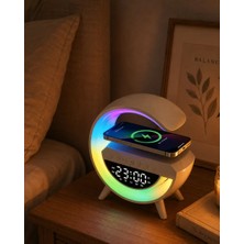 Marsilyan Rgb Işıklı Bluetooth Hoparlör Tf Kart ve Fm Destekli Kablosuz Ses Sistemi