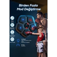 GUNKES Akıllı Boks Eğitim Makinesi Müzikli Bluetooth Spor Aleti Fitness Egzersiz Cihazı