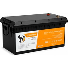 Sd Energy 12V 600AH Eve, Jk Bms 6000DOD Bluetooth Lifepo4 Lityum Akü