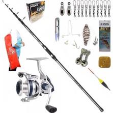 420CM 100-200GR Alaris Okuma ARIA-6000 Profesyonel Surf Sazan Kıyı Olta Takımı Seti