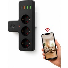 İntermax intermax 3'lü Termal Akım Korumalı Priz Güvenlik Kamerası 1080P HD 4K CCTV Kamera-(Gece Görüşü Yoktur.)